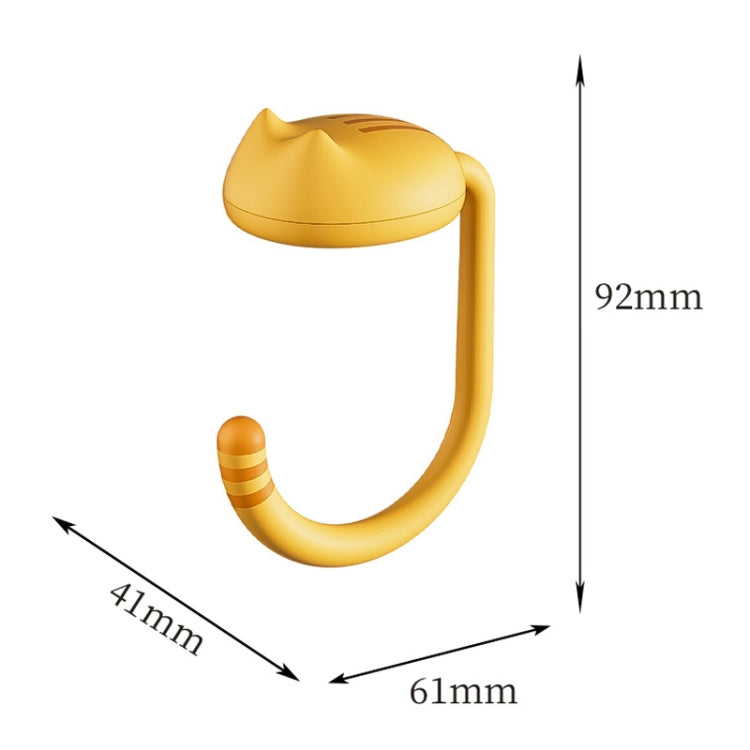 Removable Deskside Hanger Hook No-Punch Student Schoolbag Hook