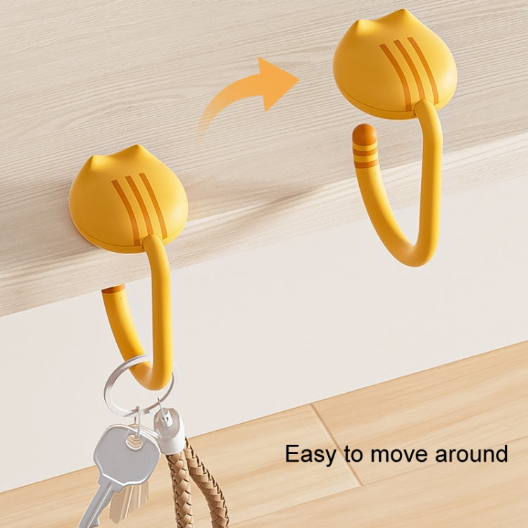 Removable Deskside Hanger Hook No-Punch Student Schoolbag Hook