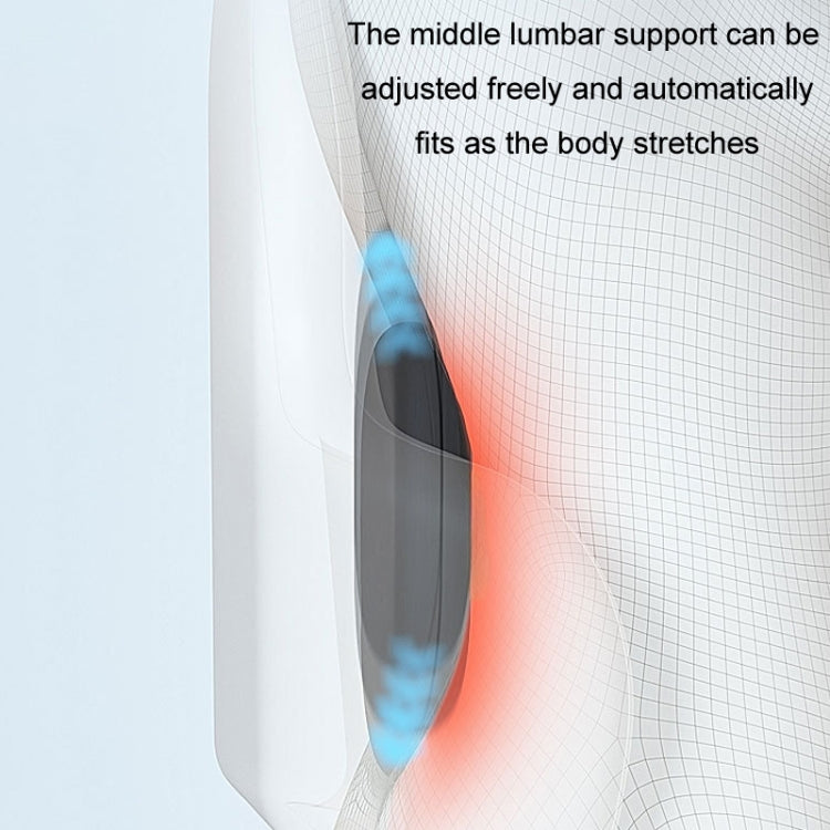 Multifunctional Car Memory Foam Adjustable Lumbar Support, Color: Classic Gray