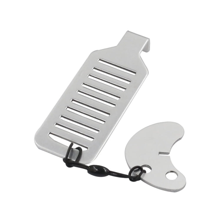 Female Self-defense Anti-theft Home Hotel Anti-lock Door Blocker - Stainless Steel