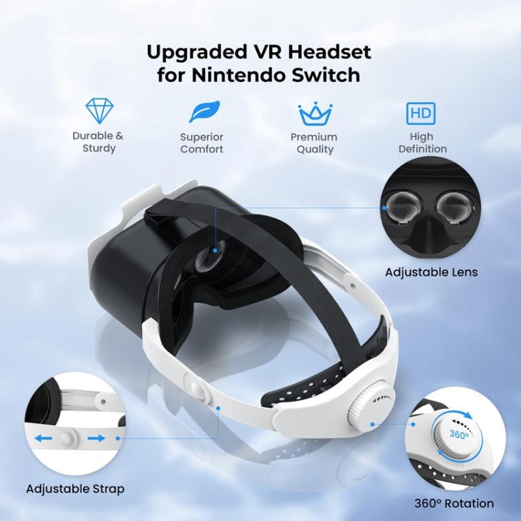 Compatible With Switch / Switch OLED Display Game Console HD 3D VR Glasses Headband Adjustment Accessories
