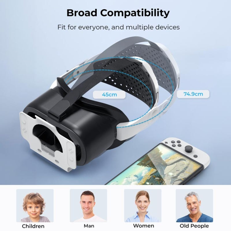 Compatible With Switch / Switch OLED Display Game Console HD 3D VR Glasses Headband Adjustment Accessories