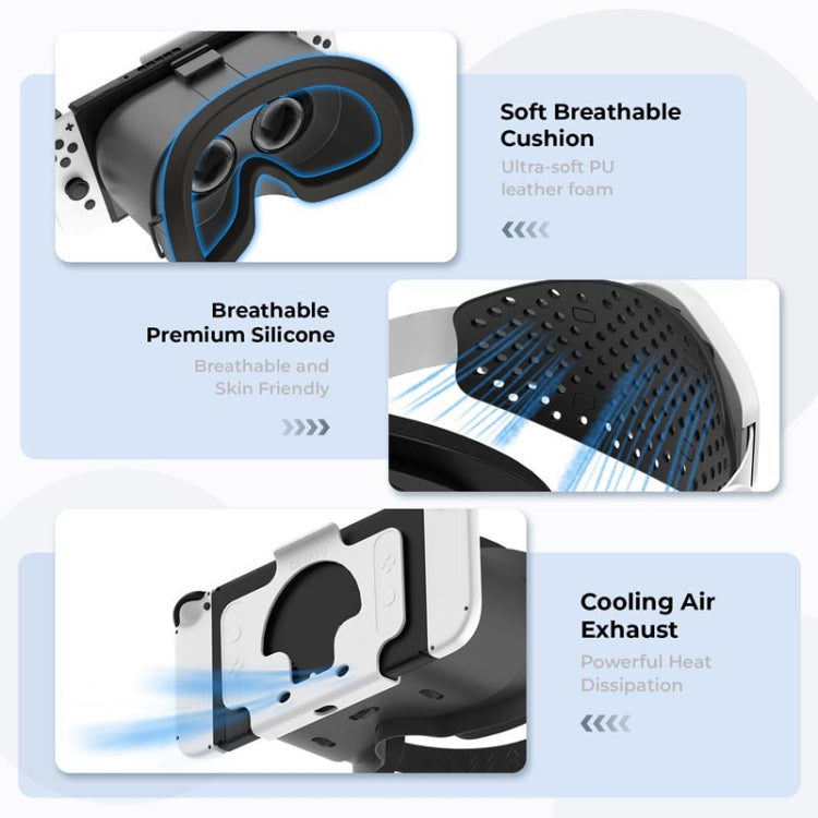 Compatible With Switch / Switch OLED Display Game Console HD 3D VR Glasses Headband Adjustment Accessories