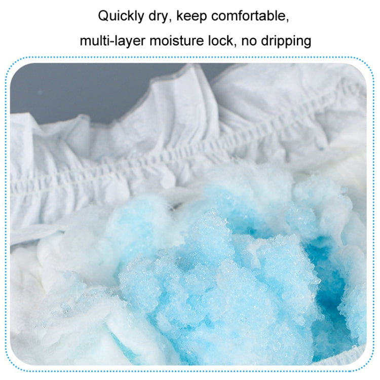 SHUERMEI Disposable Pet Diapers Menstrual Pants, Size: Female M 10pcs /Pack