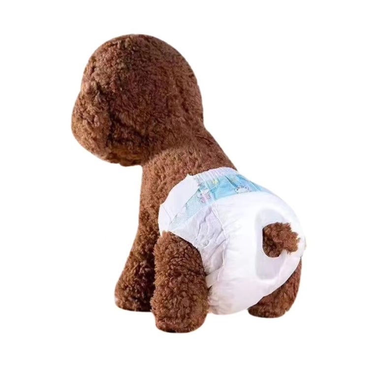 SHUERMEI Disposable Pet Diapers Menstrual Pants, Size: Male L 12pcs /Pack