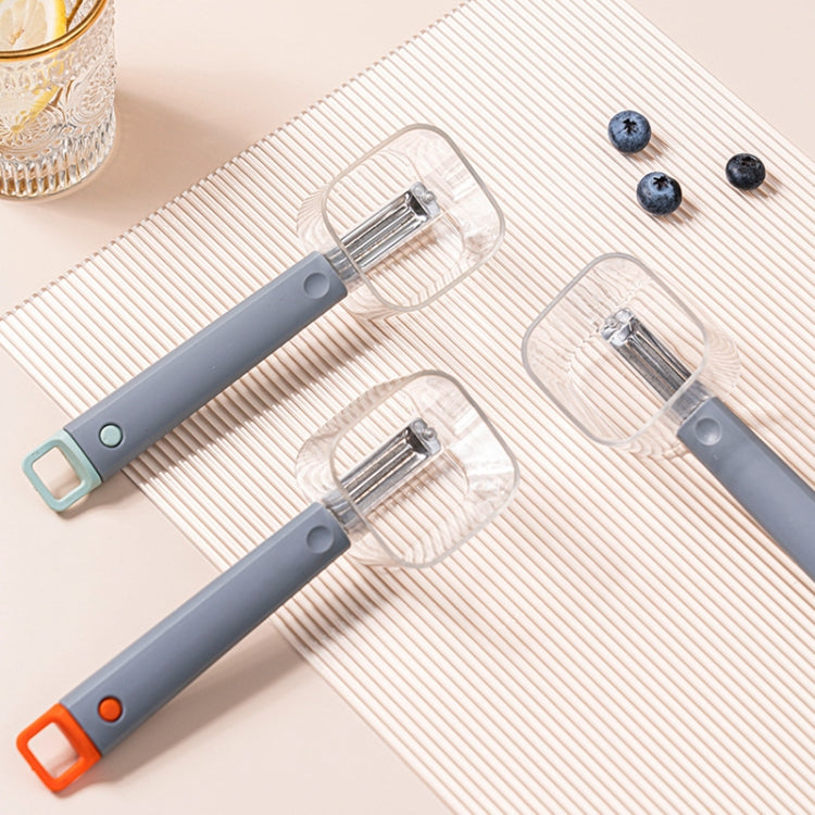 Kitchen Stainless Steel Long Handle Single Heads Vegetable And Fruit Peeler
