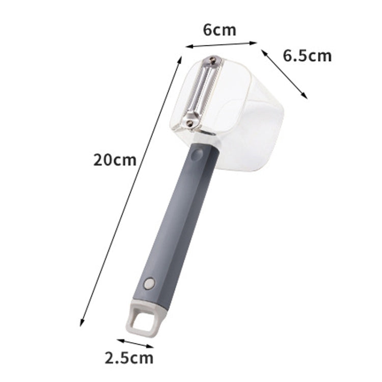 Kitchen Stainless Steel Long Handle Single Heads Vegetable And Fruit Peeler