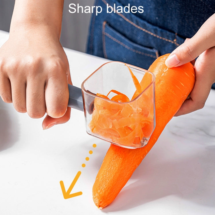 Kitchen Stainless Steel Long Handle Single Heads Vegetable And Fruit Peeler