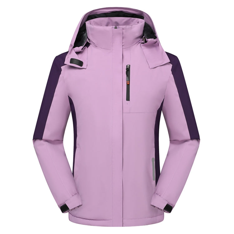 Women Winter Fleece Windproof Warm Jacket Outdoor Waterproof Breathable Mountaineering Clothing, Size: XXL