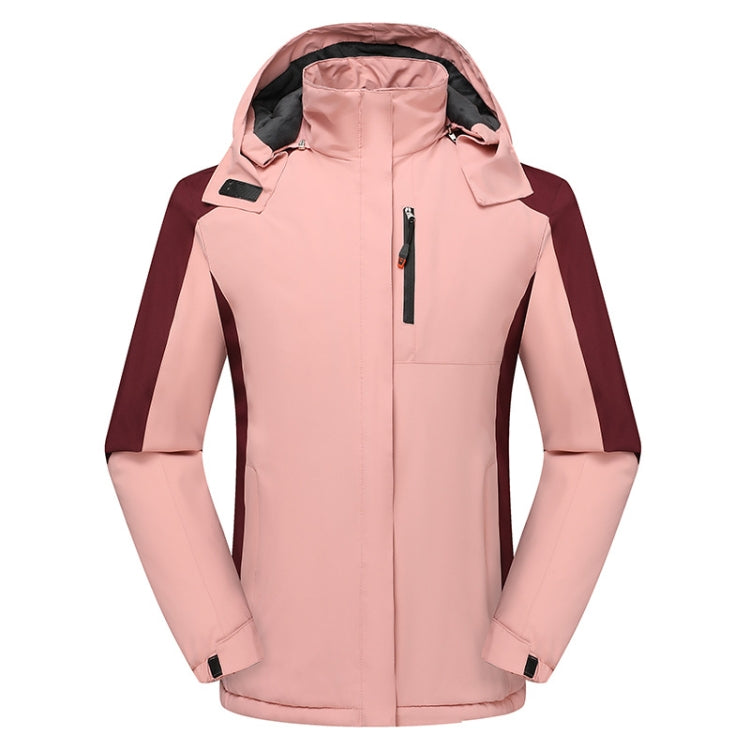 Women Winter Fleece Windproof Warm Jacket Outdoor Waterproof Breathable Mountaineering Clothing, Size: XXL