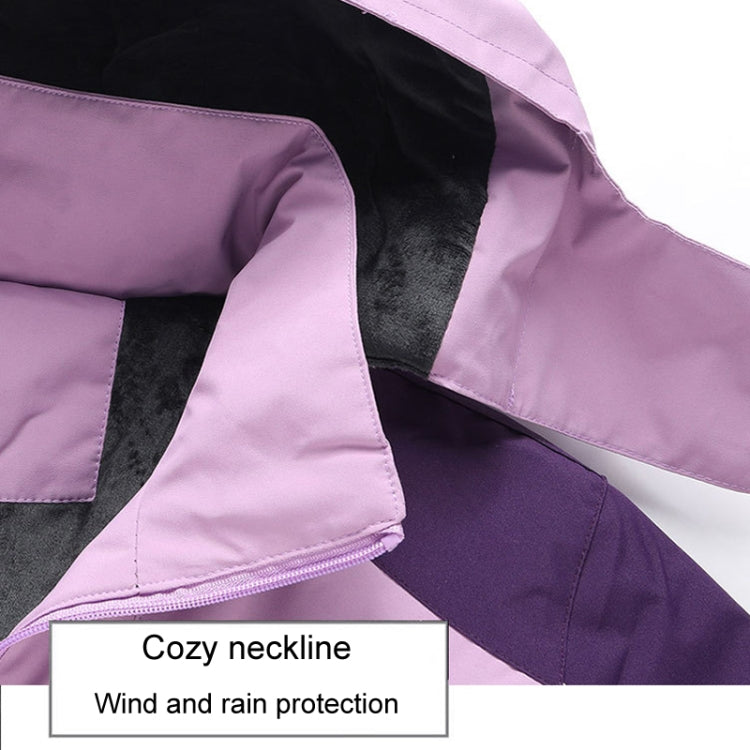 Women Winter Fleece Windproof Warm Jacket Outdoor Waterproof Breathable Mountaineering Clothing, Size: XL