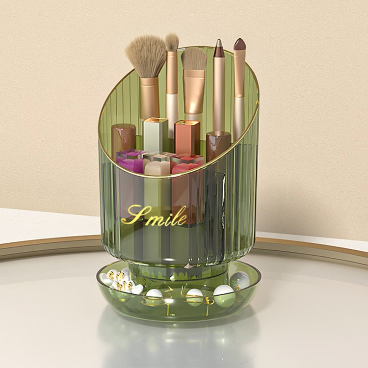 Large Capacity Rotating Makeup Brush Holder Cosmetic Organizer Lipstick Eyebrow Pencil Holder
