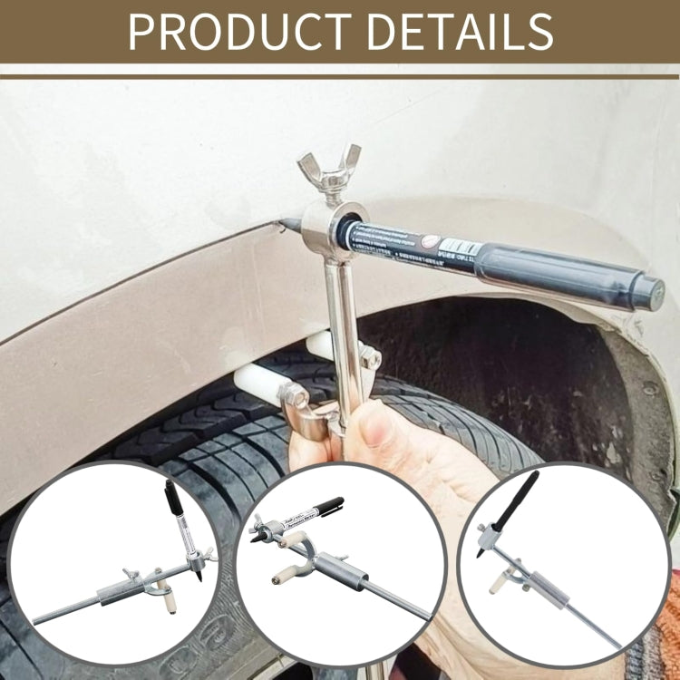 Automotive Sheet Metal Dent Repair Tool Paint Parallel Marking Tool - With Pen