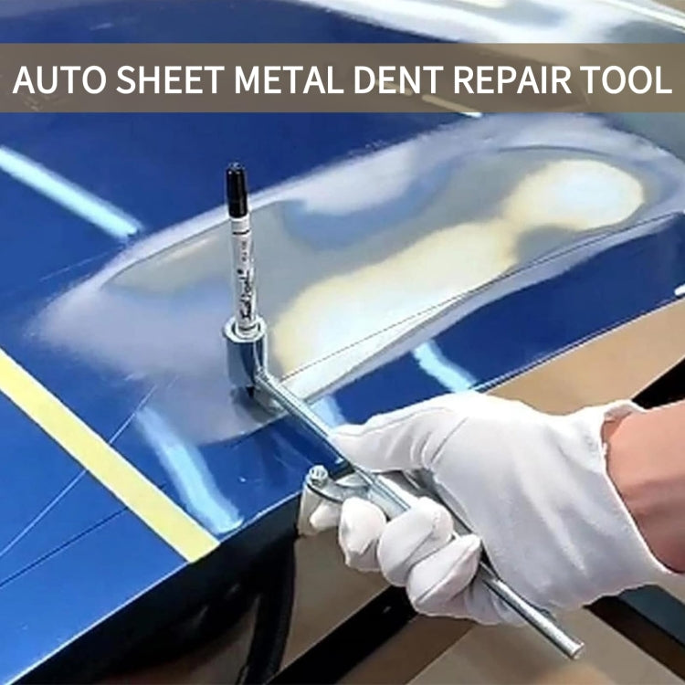 Automotive Sheet Metal Dent Repair Tool Paint Parallel Marking Tool - With Pen
