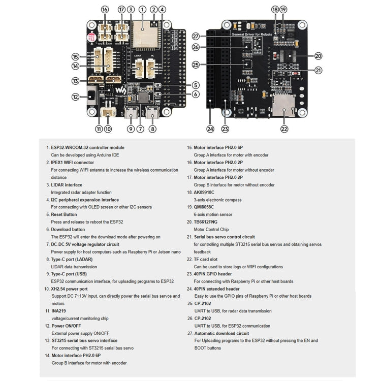 Waveshare 25118 RoArm-M2-S Desktop Robotic Arm Kit, Based On ESP32, 4-DOF