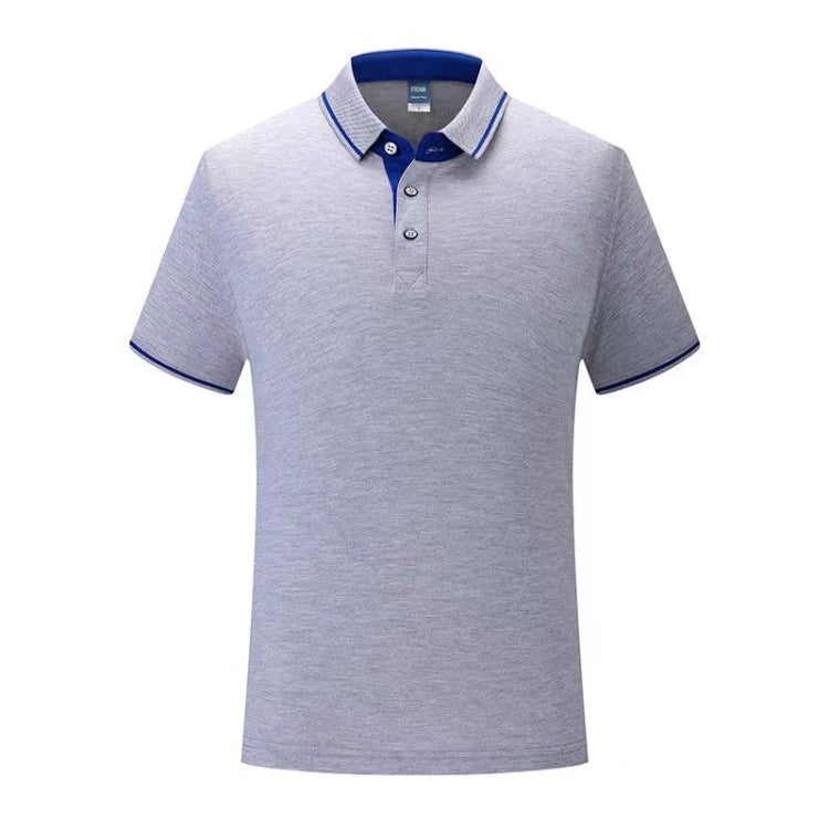 Thin Lapel Short-Sleeved POLO Shirts Group Workwear Advertising Shirts, Size: S