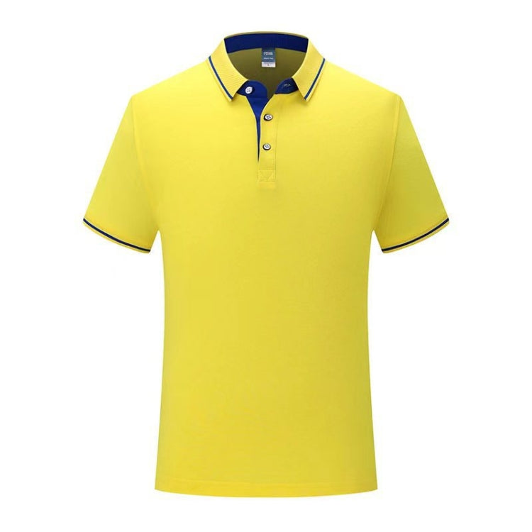 Thin Lapel Short-Sleeved POLO Shirts Group Workwear Advertising Shirts, Size: M
