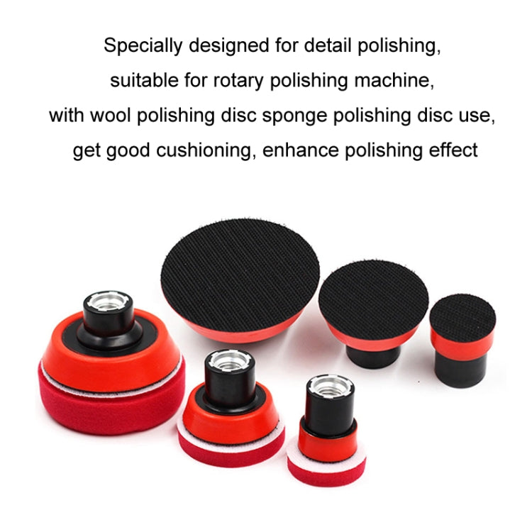M14 Wire Polisher Extension Rod Conversion Concentric Shaft Set - Extension Rod + 1/2/3 Inch Plate
