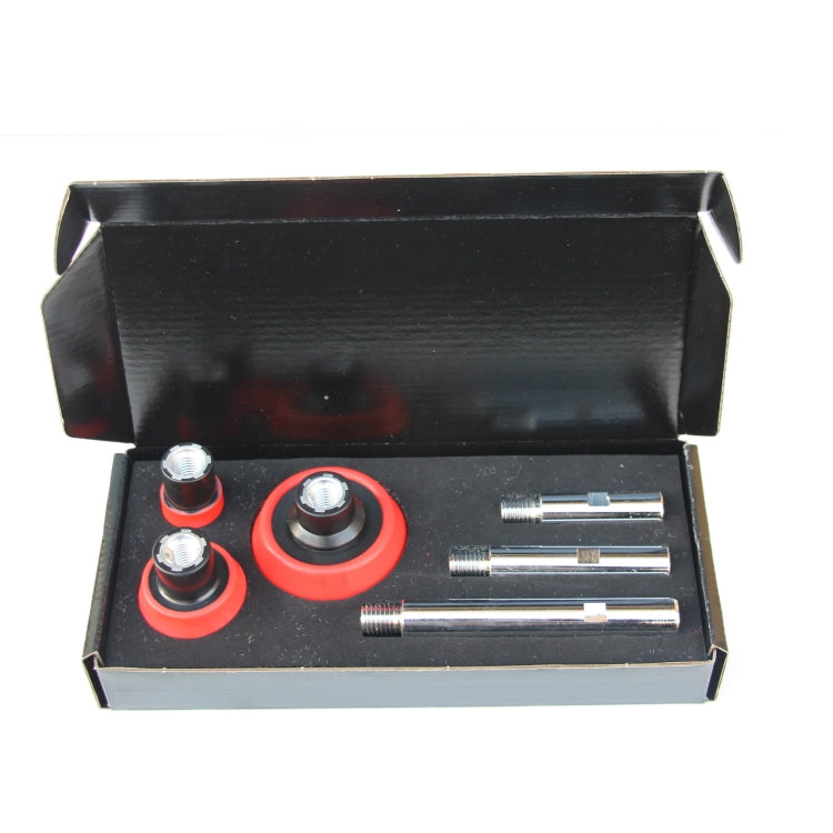 M14 Wire Polisher Extension Rod Conversion Concentric Shaft Set - Extension Rod + 1/2/3 Inch Plate