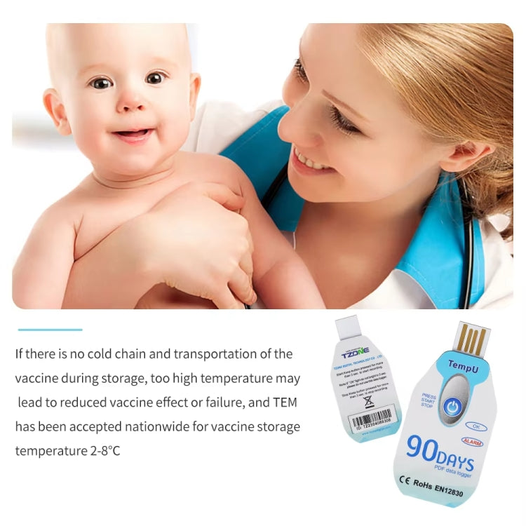 TempU Disposable Temperature Recorder For Cold Chain Transport Vehicles