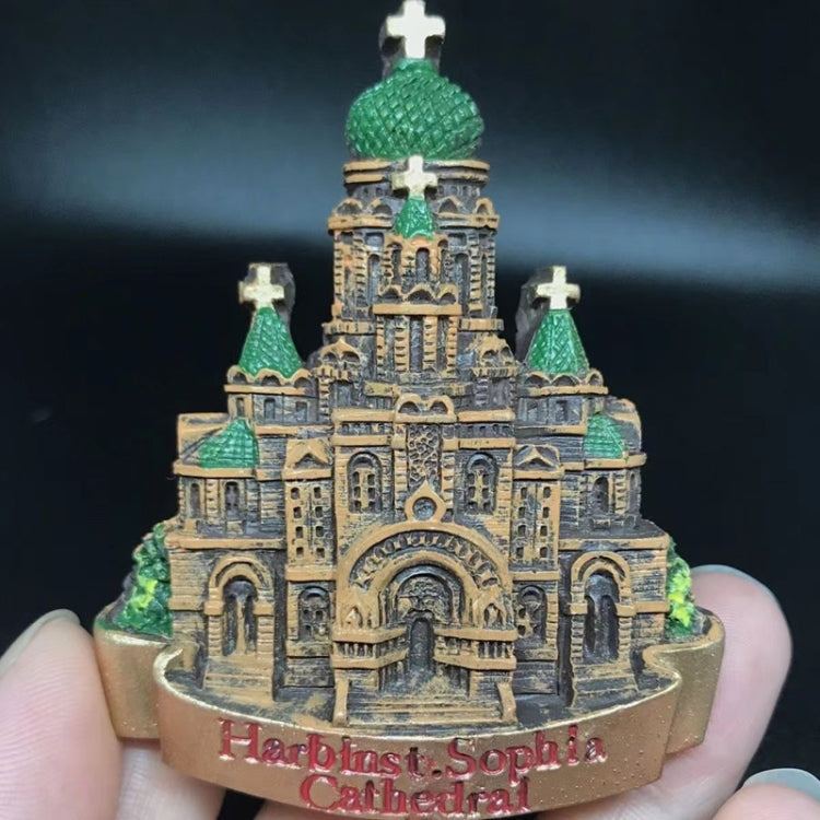 Sofia Chapel Castle Fridge Magnets 3D Featured Architecture Travel Souvenirs