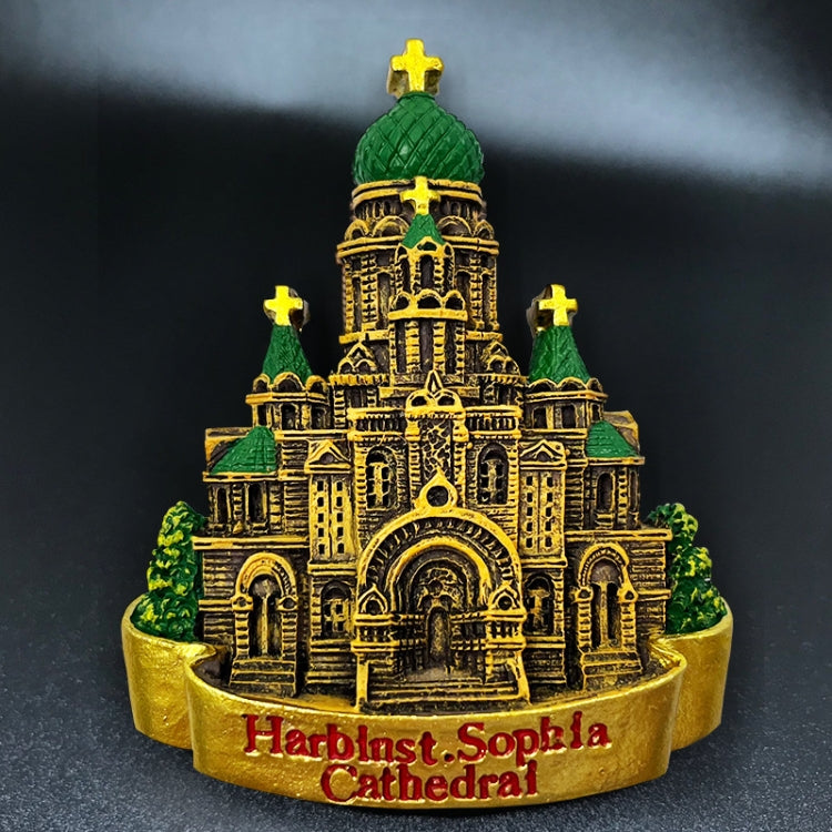 Sofia Chapel Castle Fridge Magnets 3D Featured Architecture Travel Souvenirs