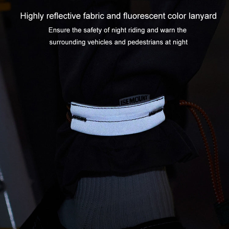 ISE MOUNT Outdoor Riding Reflective Pants Cuff Strap Elastic Night Running Sports Leg Safety Band