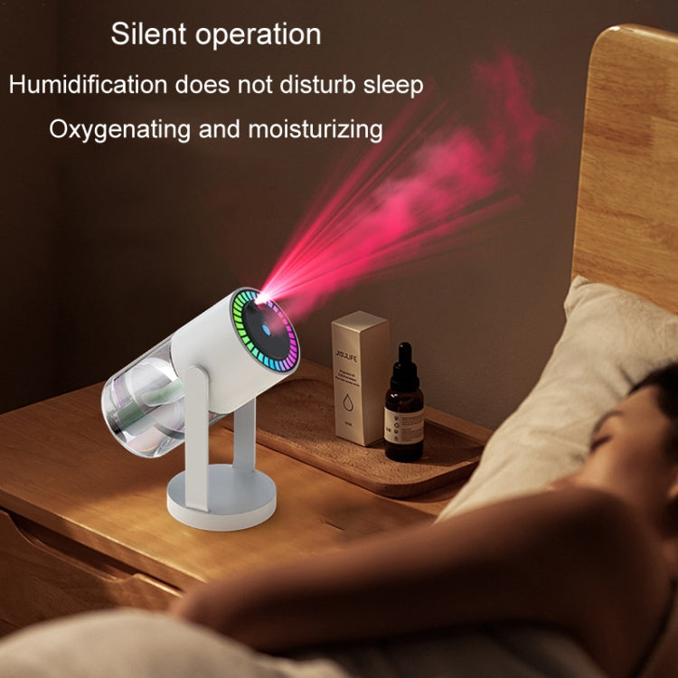 280ml Star Projection Light Humidifier USB Car Diffuser Humidifier Household Hydrating Atomizer, Color: Rotating Pink