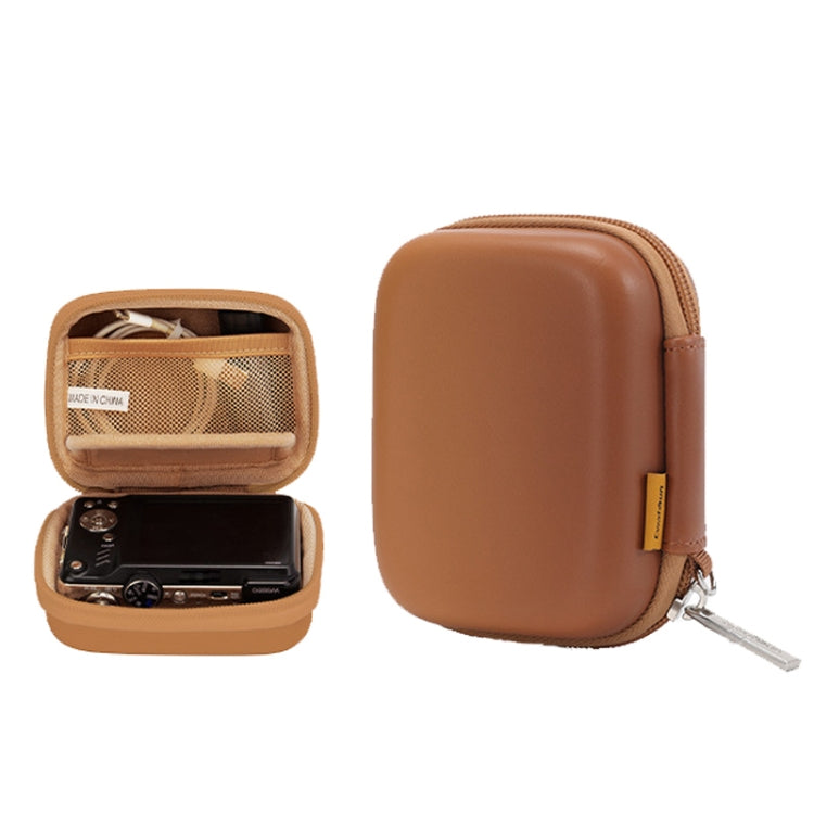 Cwatcun H45 Mini Storage Bag Small Microslice Digital Camera Bag PU Waterproof Hard Shell Bag
