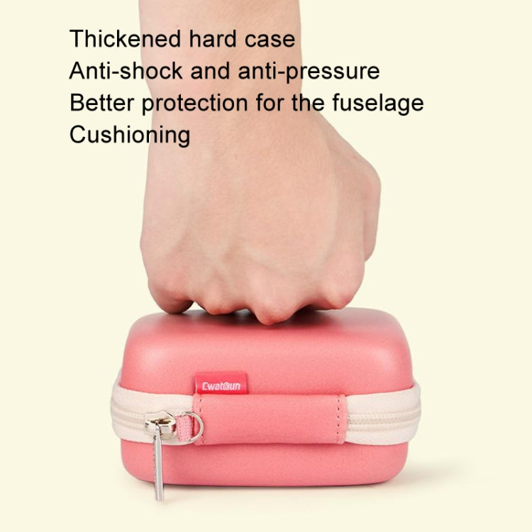 Cwatcun H45 Mini Storage Bag Small Microslice Digital Camera Bag PU Waterproof Hard Shell Bag
