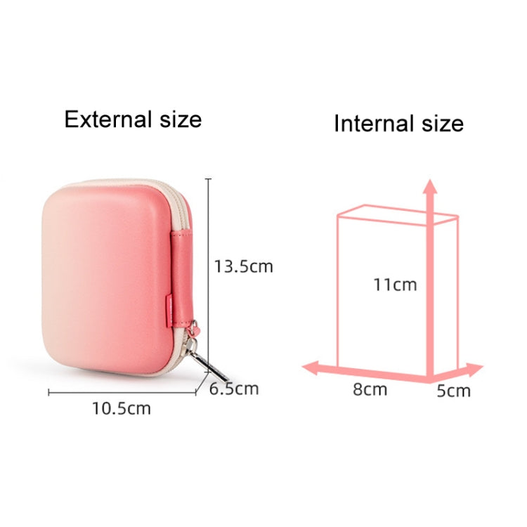 Cwatcun H45 Mini Storage Bag Small Microslice Digital Camera Bag PU Waterproof Hard Shell Bag