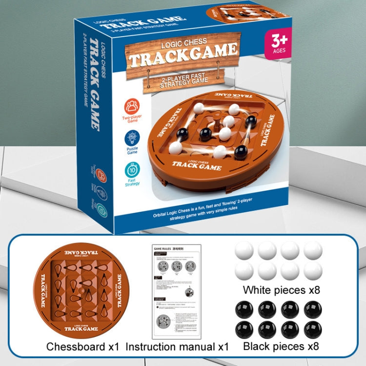Orbital Logic Chess 2-Player Matching Children Thinking Training Board Game Toys, Style: Round