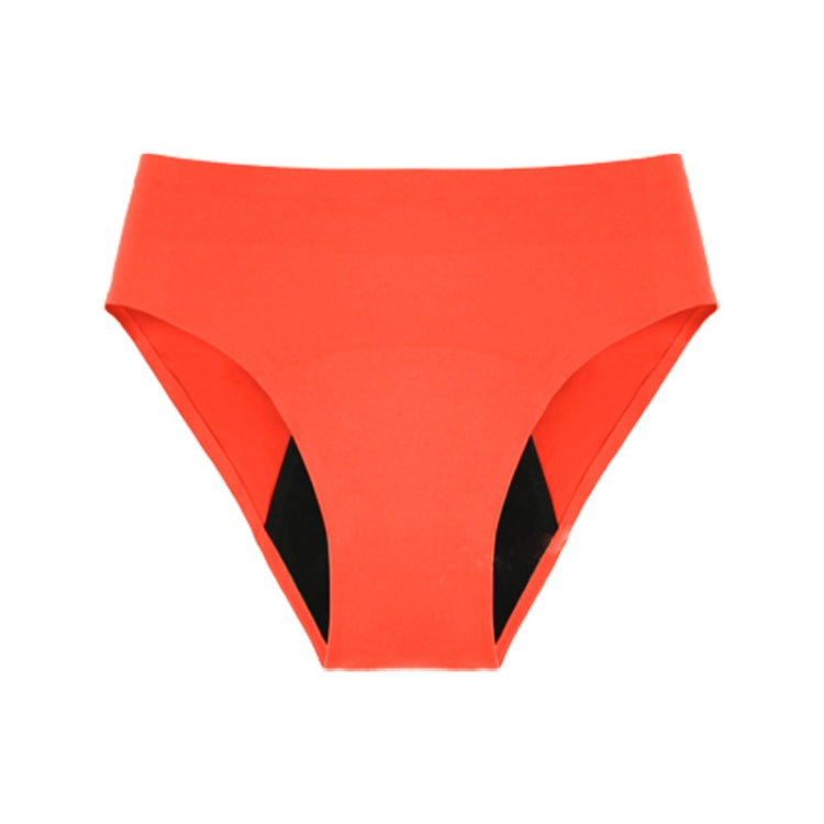 High Absorbency Women Period Panties 4-layer High Waist Seamless Menstrual Underwear, Size: L