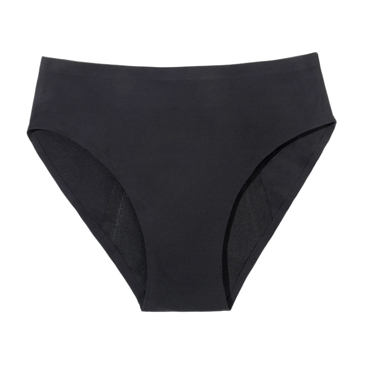 High Absorbency Women Period Panties 4-layer High Waist Seamless Menstrual Underwear, Size: XXL