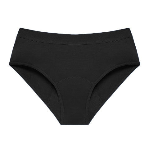 Bamboo Fiber Women Period Panties 4-Layer Mid Waist Leak-proof Menstrual Underwear, Size: XL