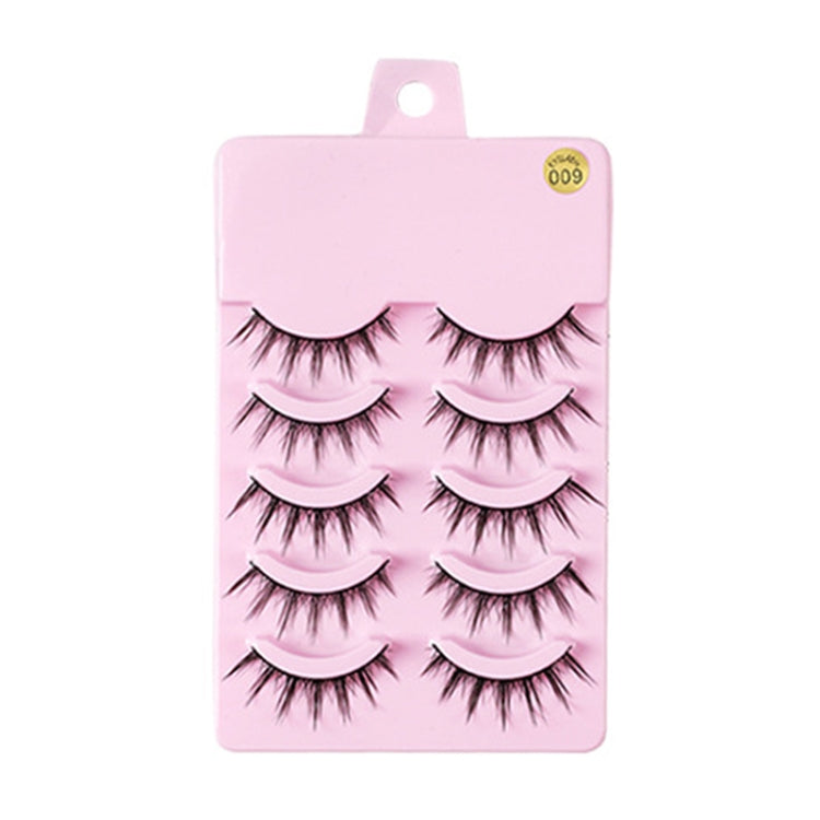 5pairs / Set Little Devil Natural Portable Single Cluster Manga Imitation Eyelashes, Model: 009