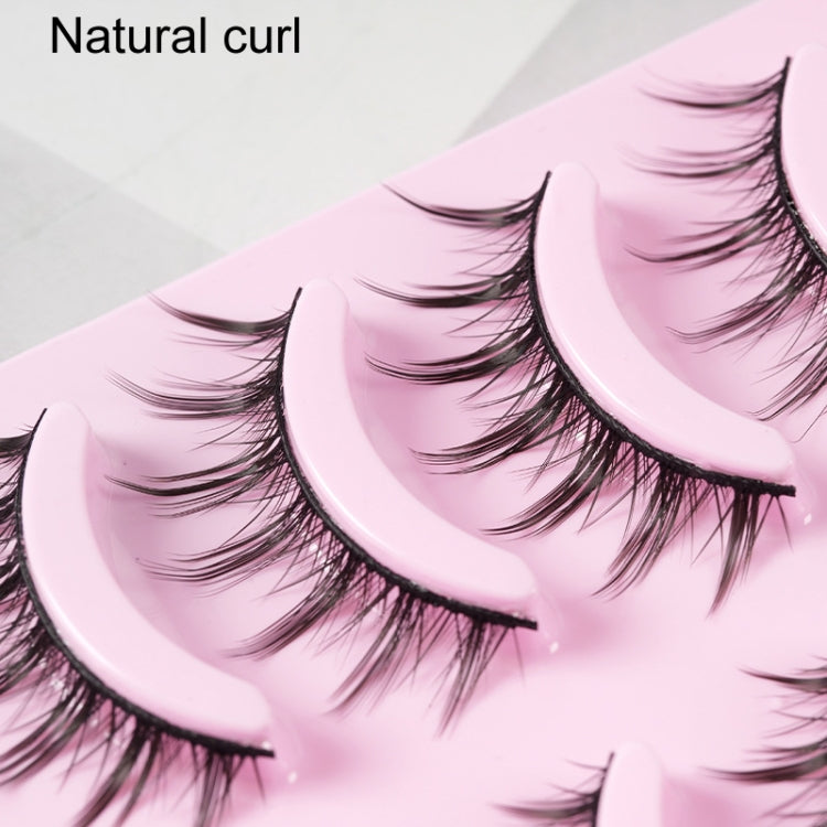 5pairs / Set Little Devil Natural Portable Single Cluster Manga Imitation Eyelashes, Model: 008