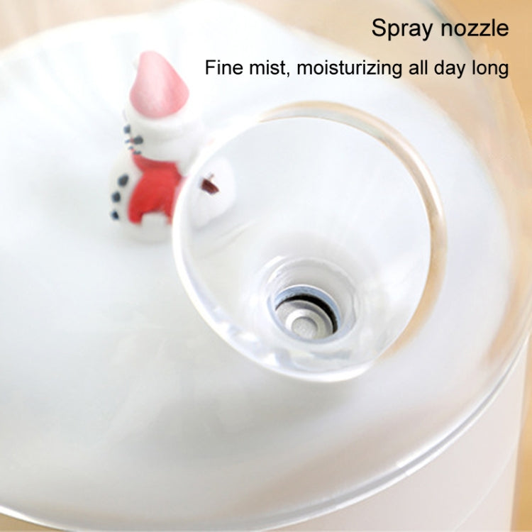 500ml Snowman Humidifier USB Desktop Large Capacity Colorful Ambient Light Air Humidifier