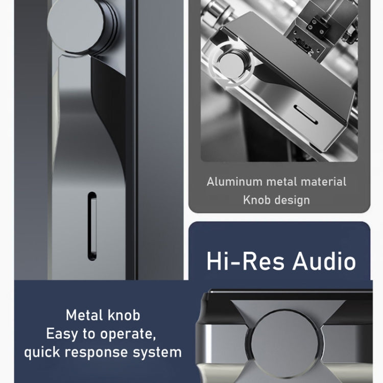 HiFi Lossless Music Player Mastering DSD256 Hard Decoding MP3, Memory: 32GB - Gray
