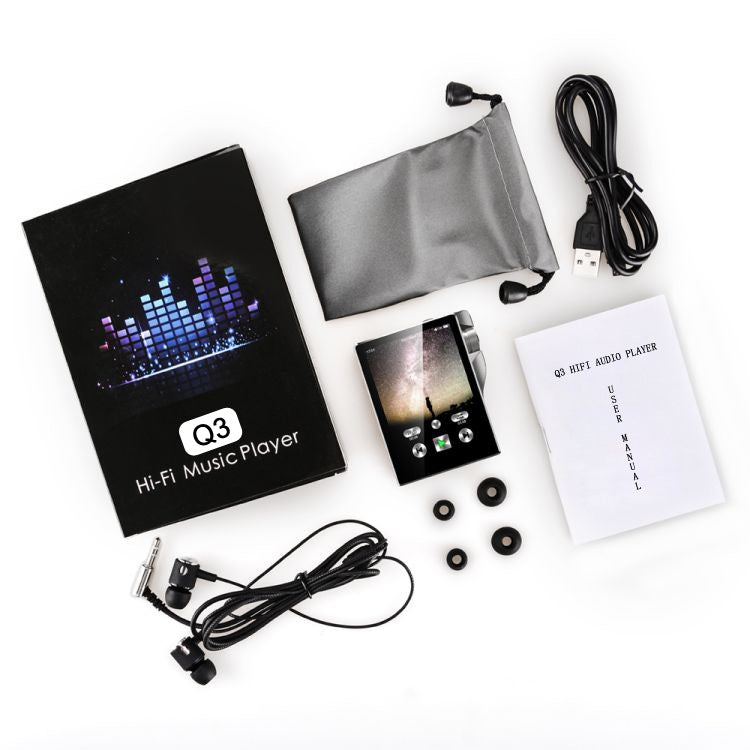HiFi Lossless Music Player Mastering DSD256 Hard Decoding MP3, Memory: 32GB - Gray
