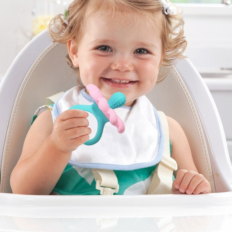 Flower Shaped Silicone Infant Teether Baby Soothing And Strengthening Boilable Teether