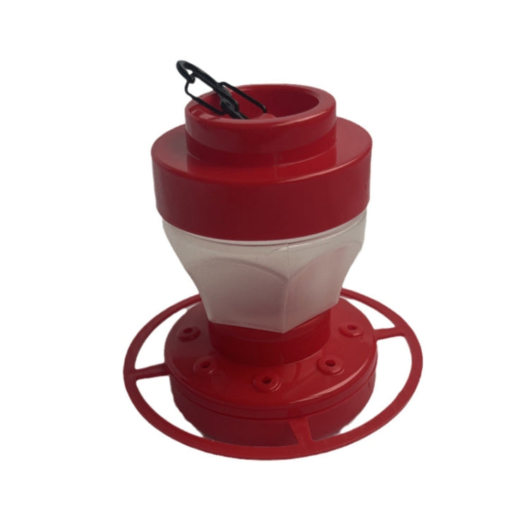 Outdoor Detachable Hanging Bird Feeder - Red