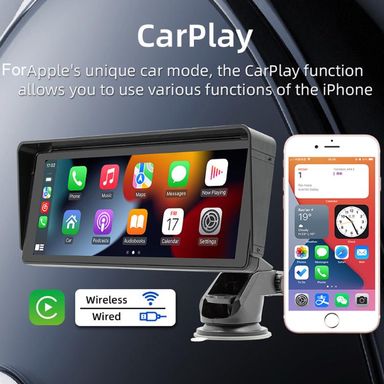 10.26 Inch Car Multimedia Display Supports Carplay/Android Auto Screen Mirroring - Display+ Camera