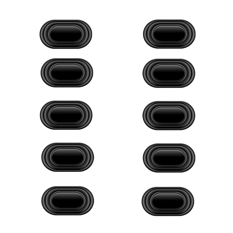 10pcs Car Door Shock-Absorbing Cushion Pad Enlarged Sound-Proof Silicone Pad - No Logo