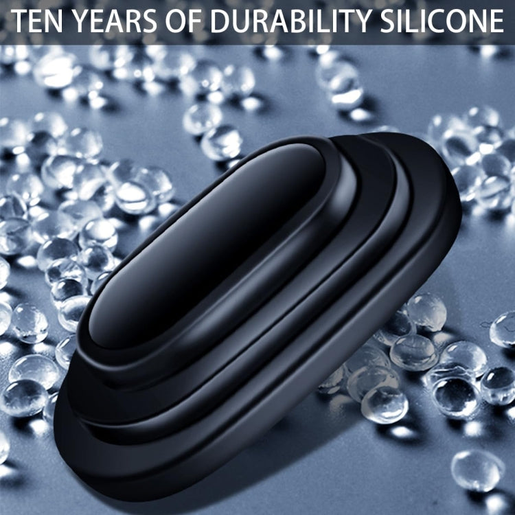10pcs Car Door Shock-Absorbing Cushion Pad Enlarged Sound-Proof Silicone Pad - No Logo