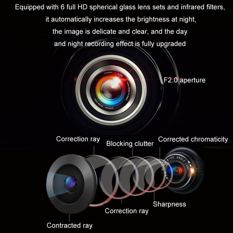 Car AHD Rear View High Definition Night Vision Reversing Camera, Specifications: CCD