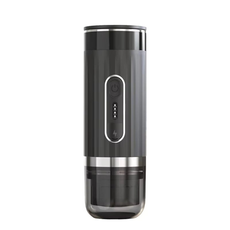 3 In 1 Automatic Wireless Italian Capsule Coffee Machine Portable Rechargeable Heating Coffee Maker - Black