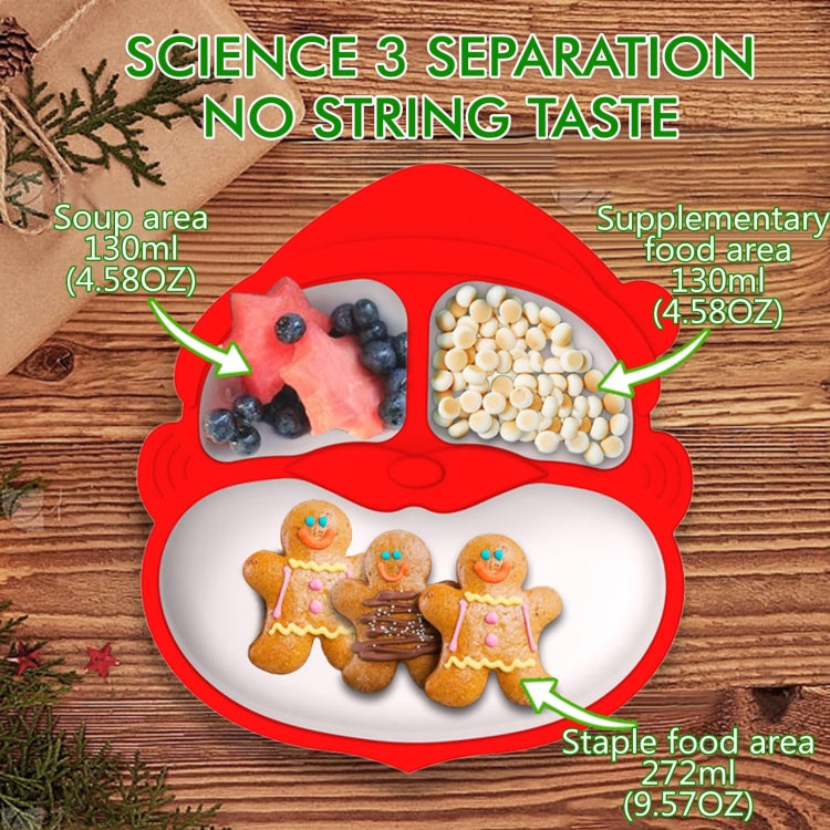 7-in-1 Silicone Children Tableware Set Christmas Gift