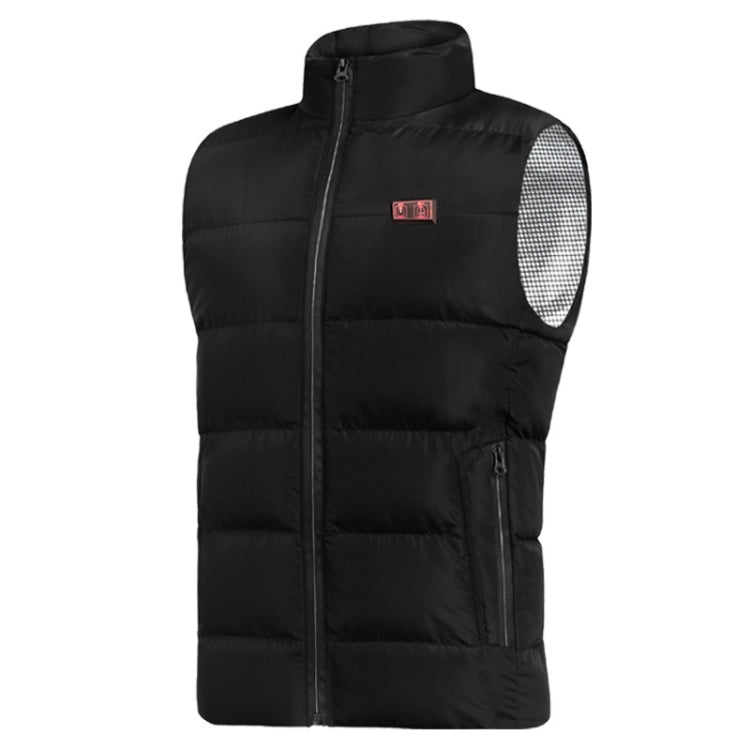 Dual Control Switch Smart USB Heating Down Vest, Size: M