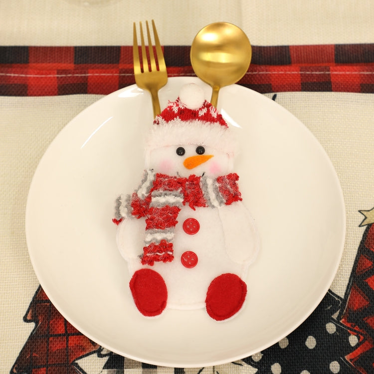Christmas Table Decorations Home Cartoon Knife and Fork Cover